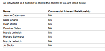 financial Disclosure